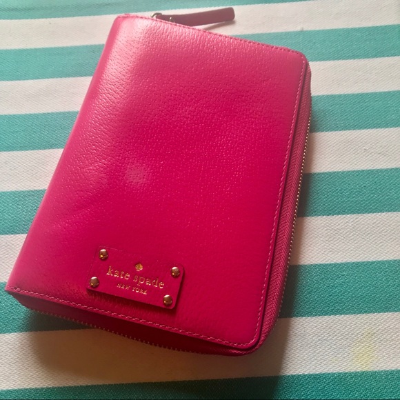 kate spade Other - Hot Pink Wellesley Zip Up Planner Agenda